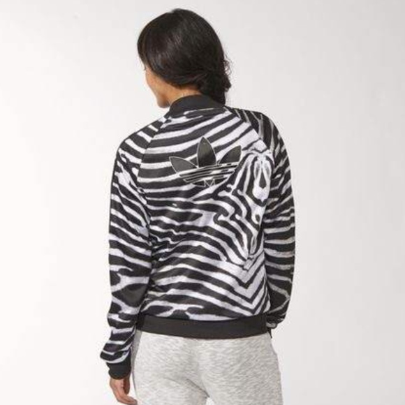 zebra adidas jacket